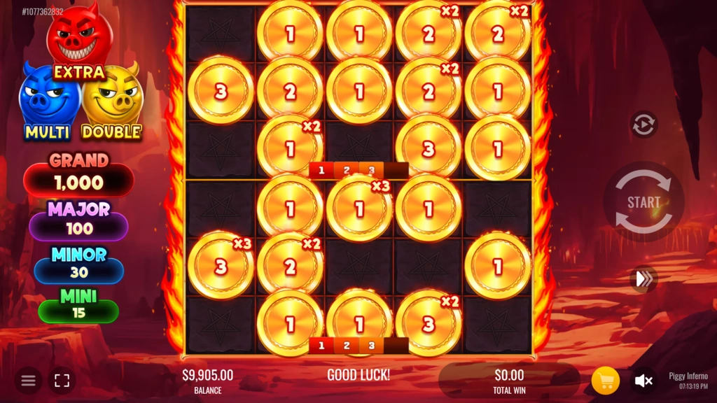 Piggy Inferno - Hold and Win Bonus